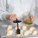 Jarware Silicone Black Basting Brush Lid For Wide Mouth