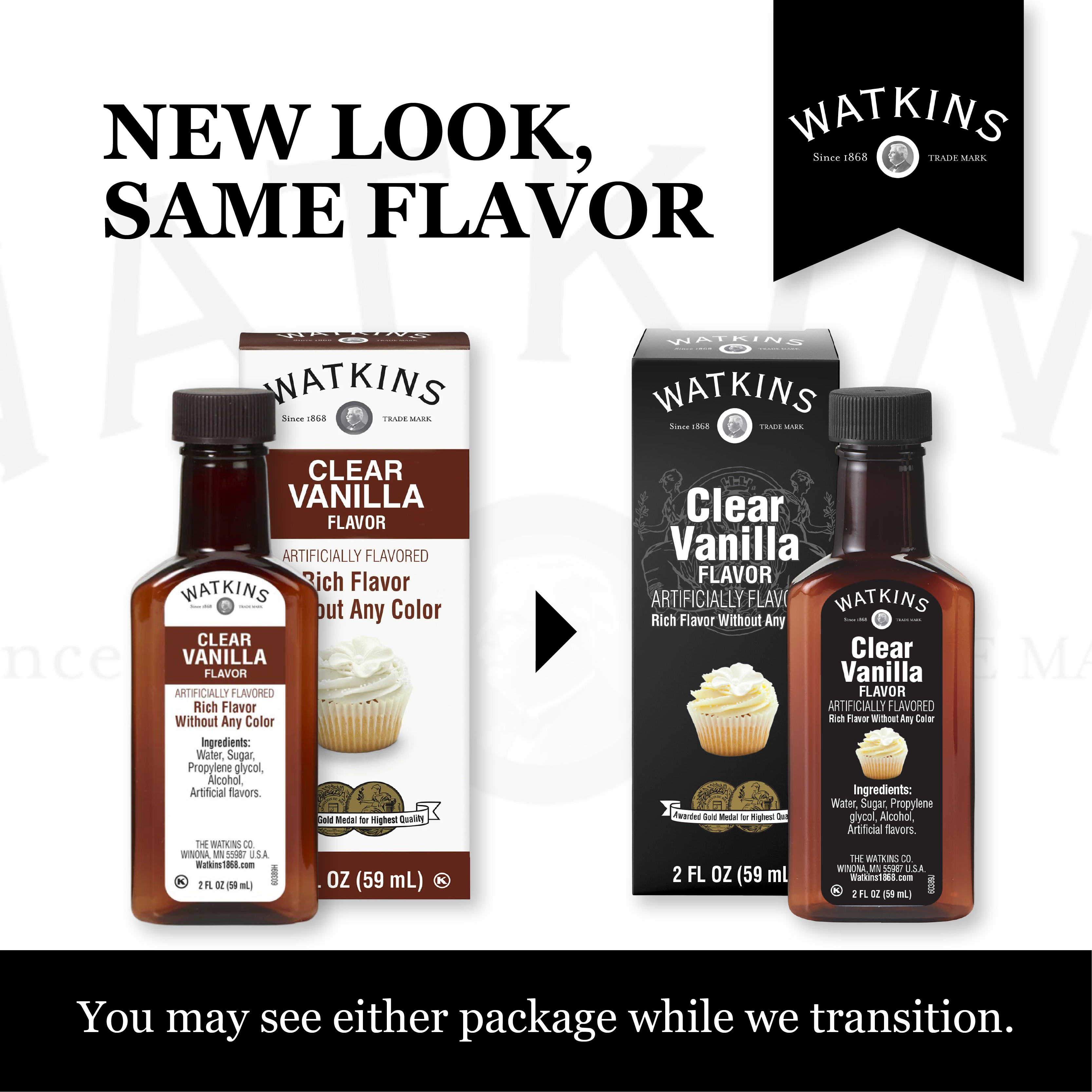 Clear Vanilla Flavor 2 fl oz
