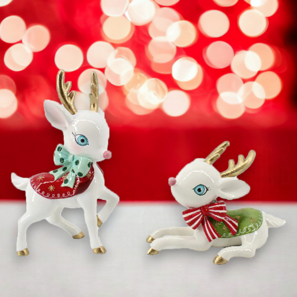 Assorted Retro Reindeer