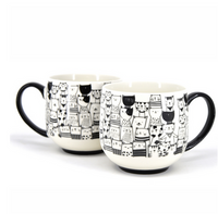 PAWS Cafe' Cat Mug