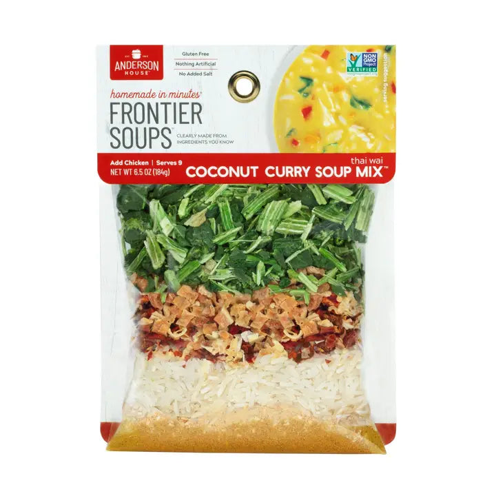 Thai Wai Coconut Curry Soup Mix | Frontier Soups