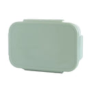 A green 3 Sprouts Bento Box with lid.