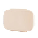 A cream 3 Sprouts Bento Box with lid.