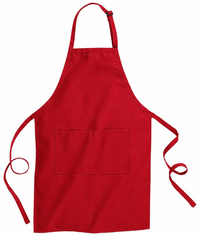 Cotton Chef’s Apron, Red | Mrs. Anderson's Baking