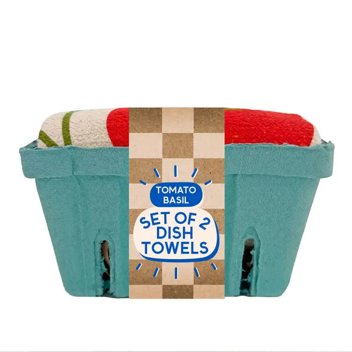 Tomato Basil - Tea Towel Set of 2