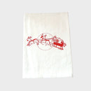 'Santa's Sleigh Tea Towel