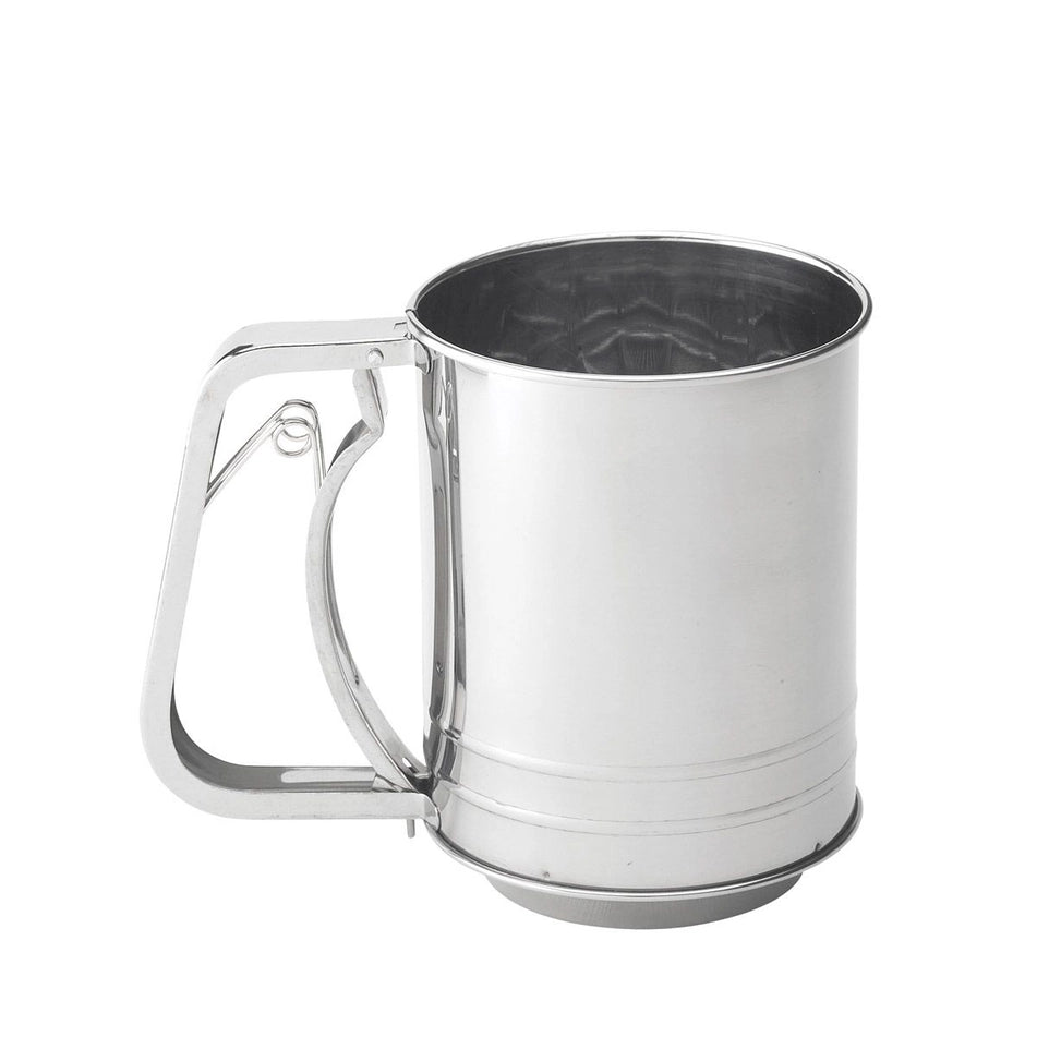 Stainless Steel Flour Sifter, 3 Cup  | Mrs. Anderson's Baking
