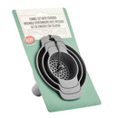 Funnel Set with Strainer Gray, Set of 4