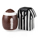 Football Referee Ceramic Salt & Pepper Shakers