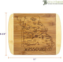 A Slice of Life Missouri Cutting & Charcuterie Board