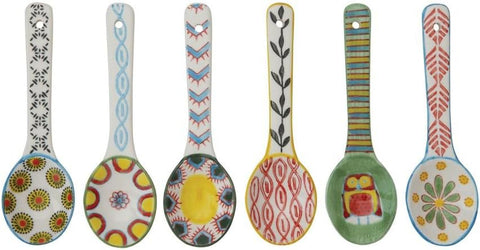 Hand Painted Ceramic Spoon-6 Styles