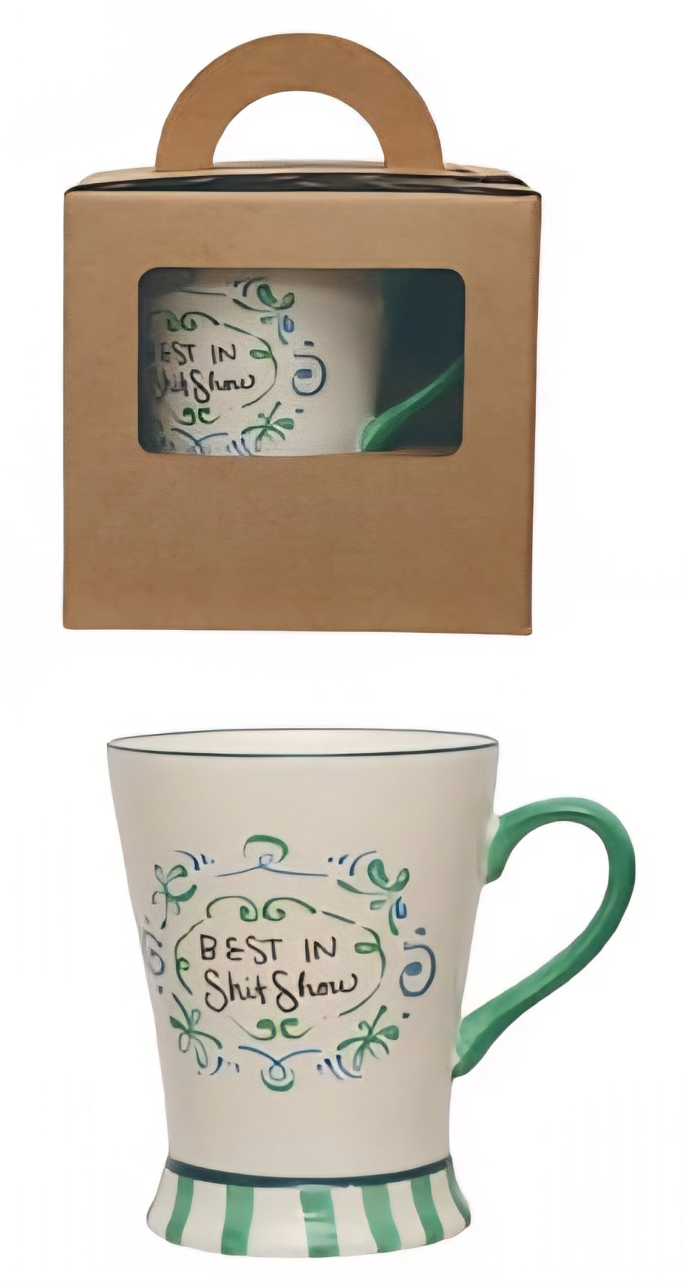 Handpainted Stoneware Mug