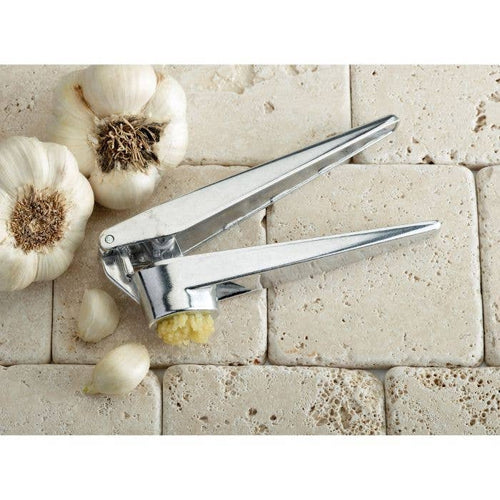 No-Peel, Self Cleaning Garlic Press