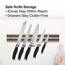 Magnetic Knife And Tool Storage Bar, Wood HIC Kitchen