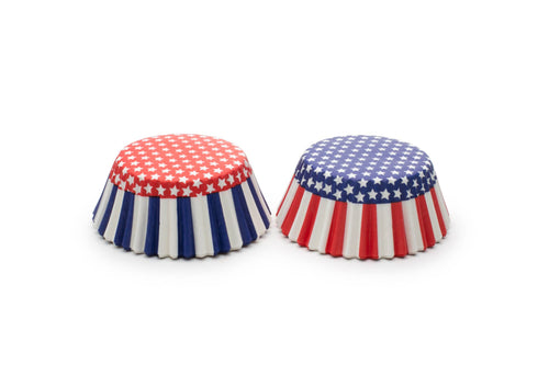PatrioticCupcake Liners, 50 Count, 3" x 3" | Fox Run