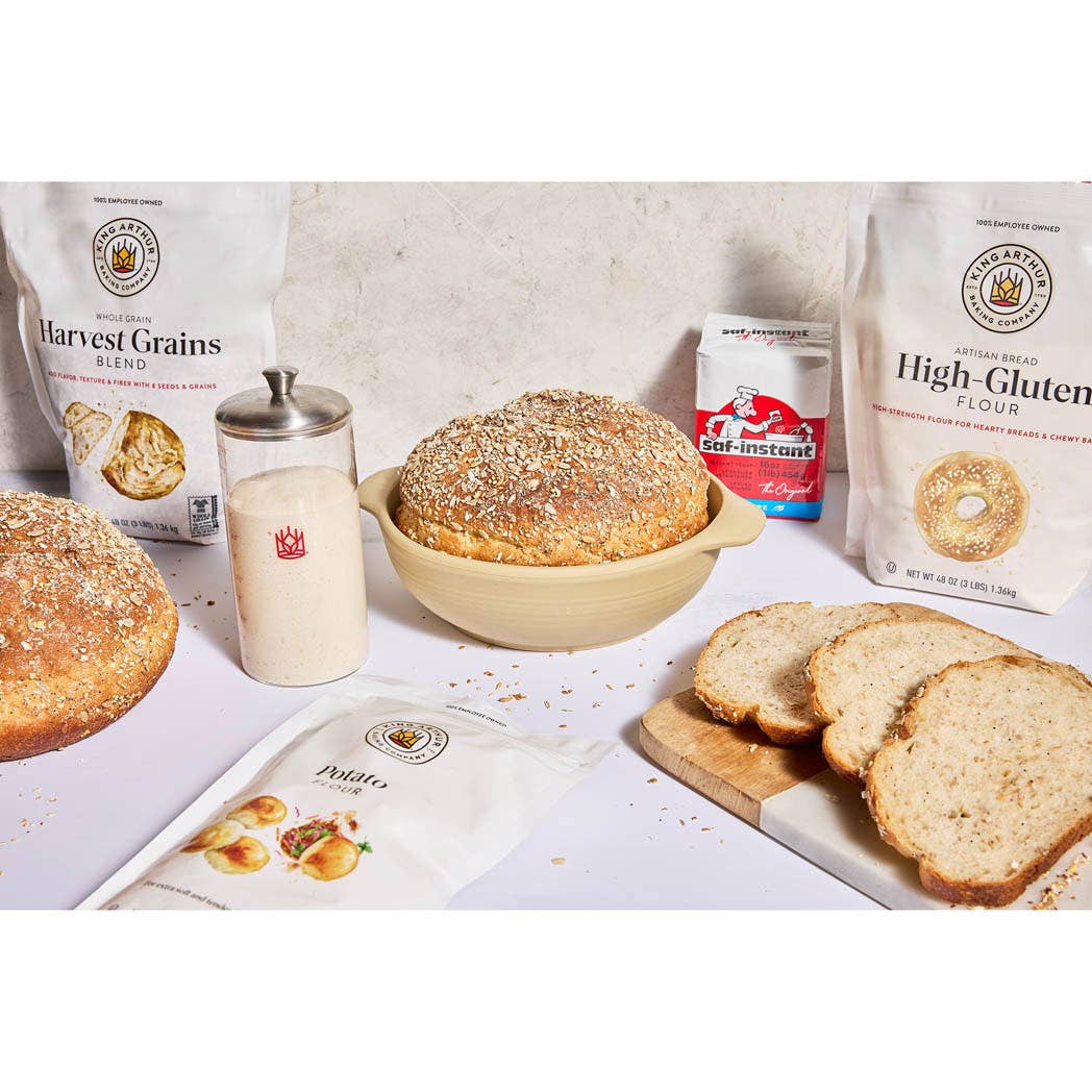 Petite Sourdough Glass Crock | King Arthur Baking Company