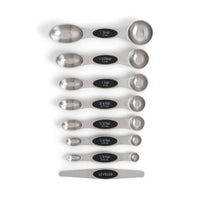 Magnetic Measuring Spoons – Dual-Sided with Leveler