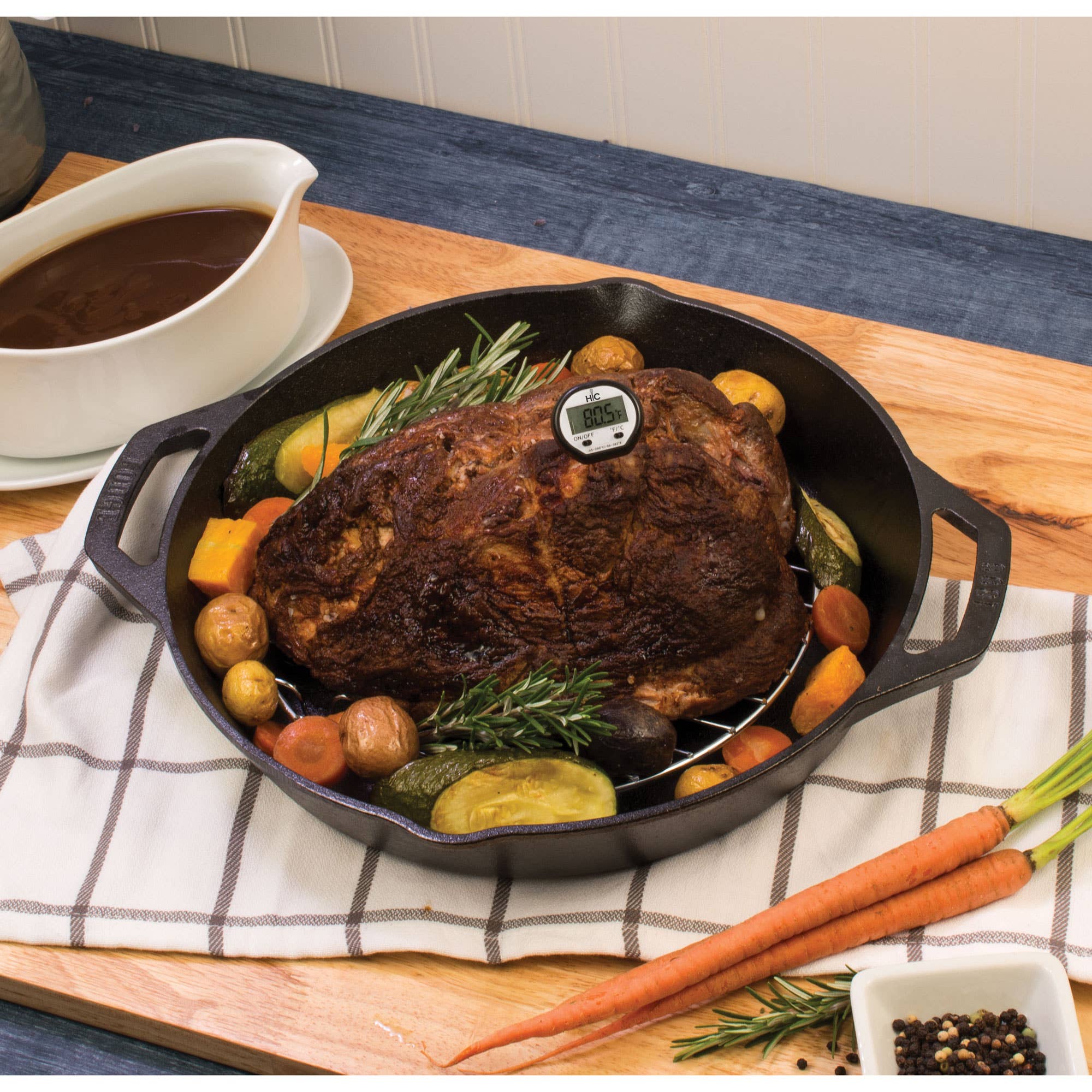 Instant-Read Digital Meat Thermometer