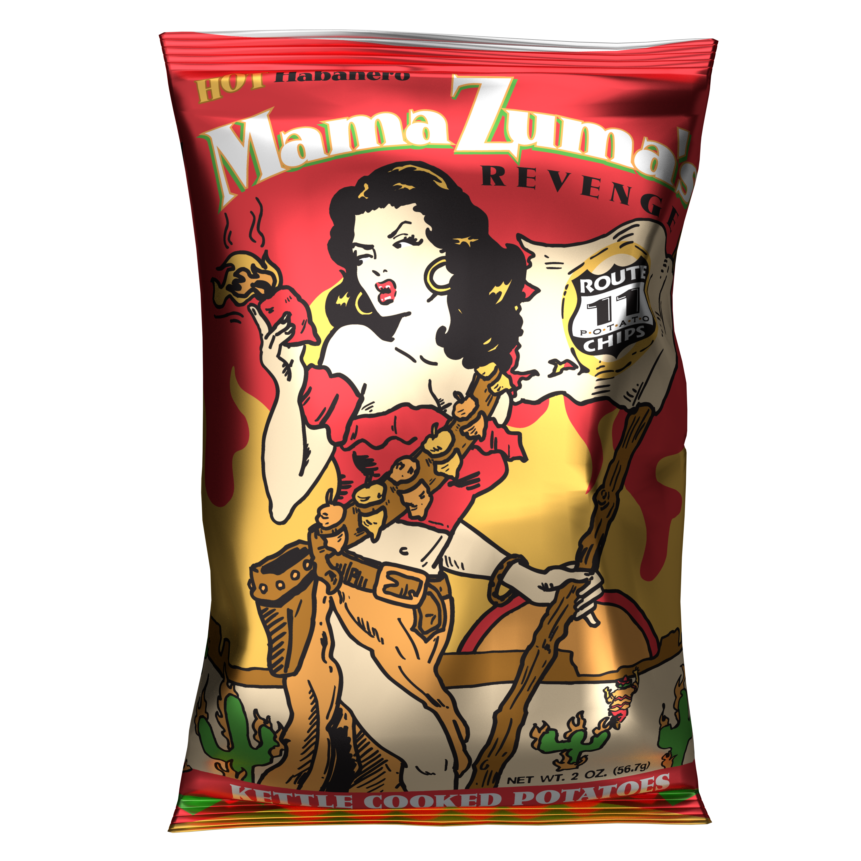 Mama Zuma's Revenge Potato Chips (2oz) | Route 11