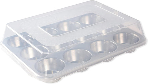 Nordic Ware Naturals Muffin Pan w/High Dome Lid