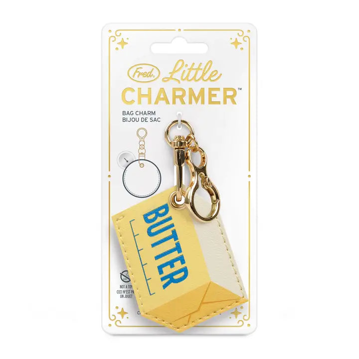 Butter - Little Charmer Bag Charm, Airtag & Quarter Holder