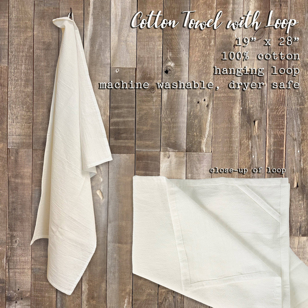 Candy Canes and Peppermints - Cotton Tea Towel