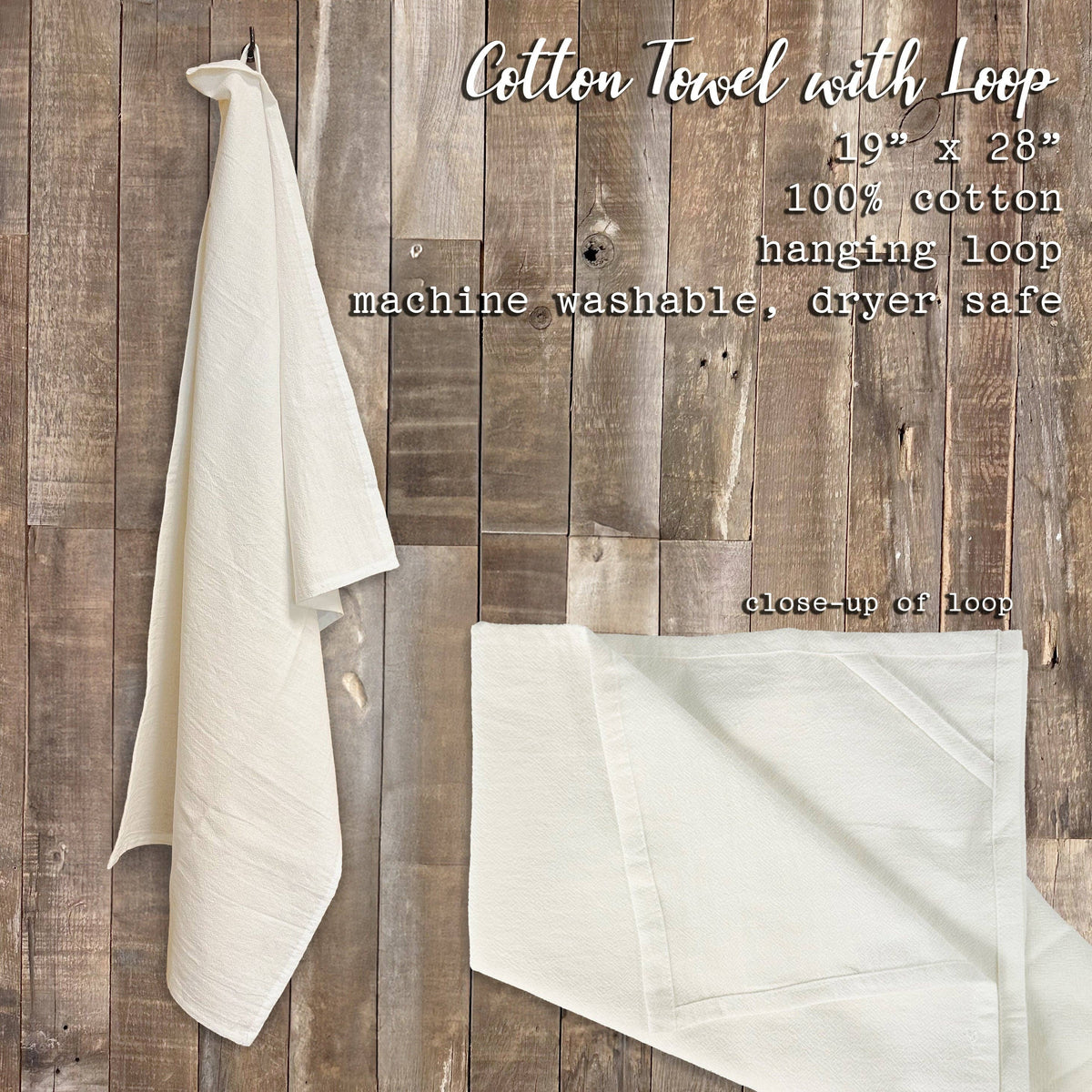 Candy Canes and Peppermints - Cotton Tea Towel