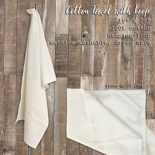 Candy Canes and Peppermints - Cotton Tea Towel