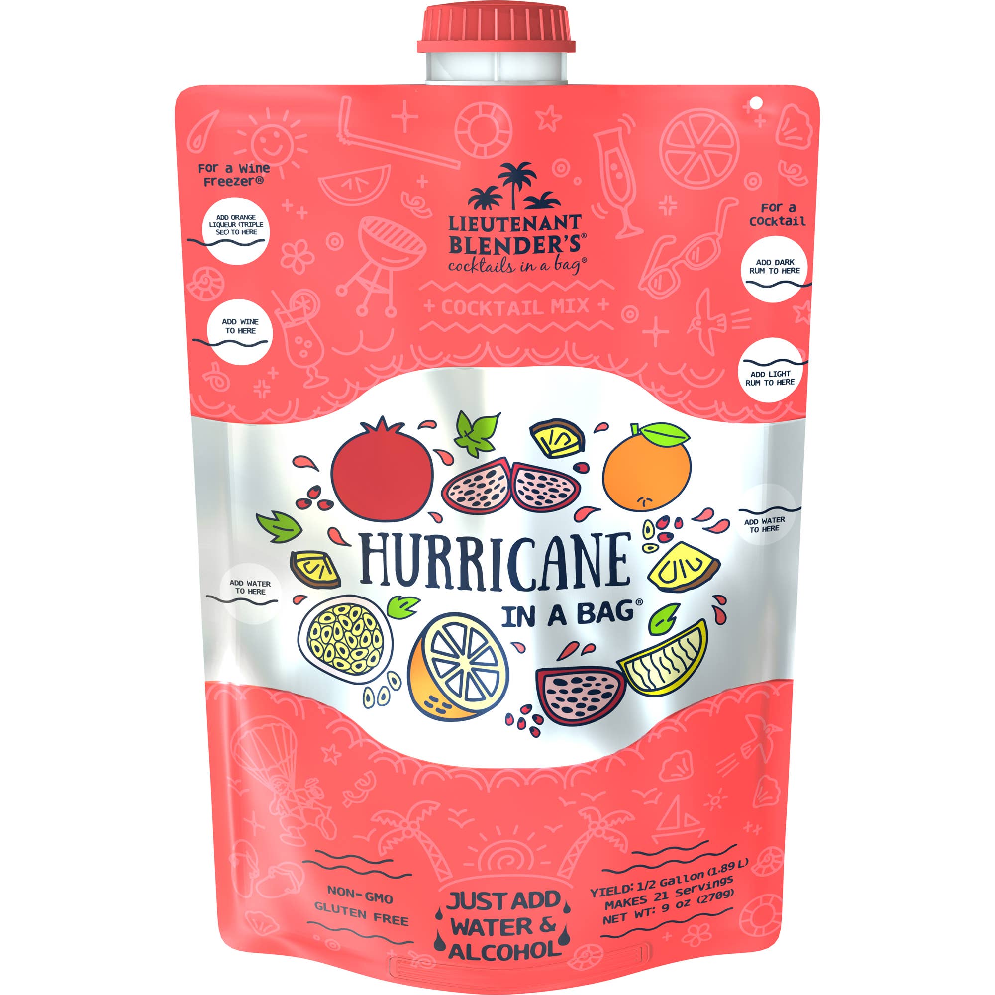 Hurricane in a Bag® Cocktail / Mocktail Slushie Mixer
