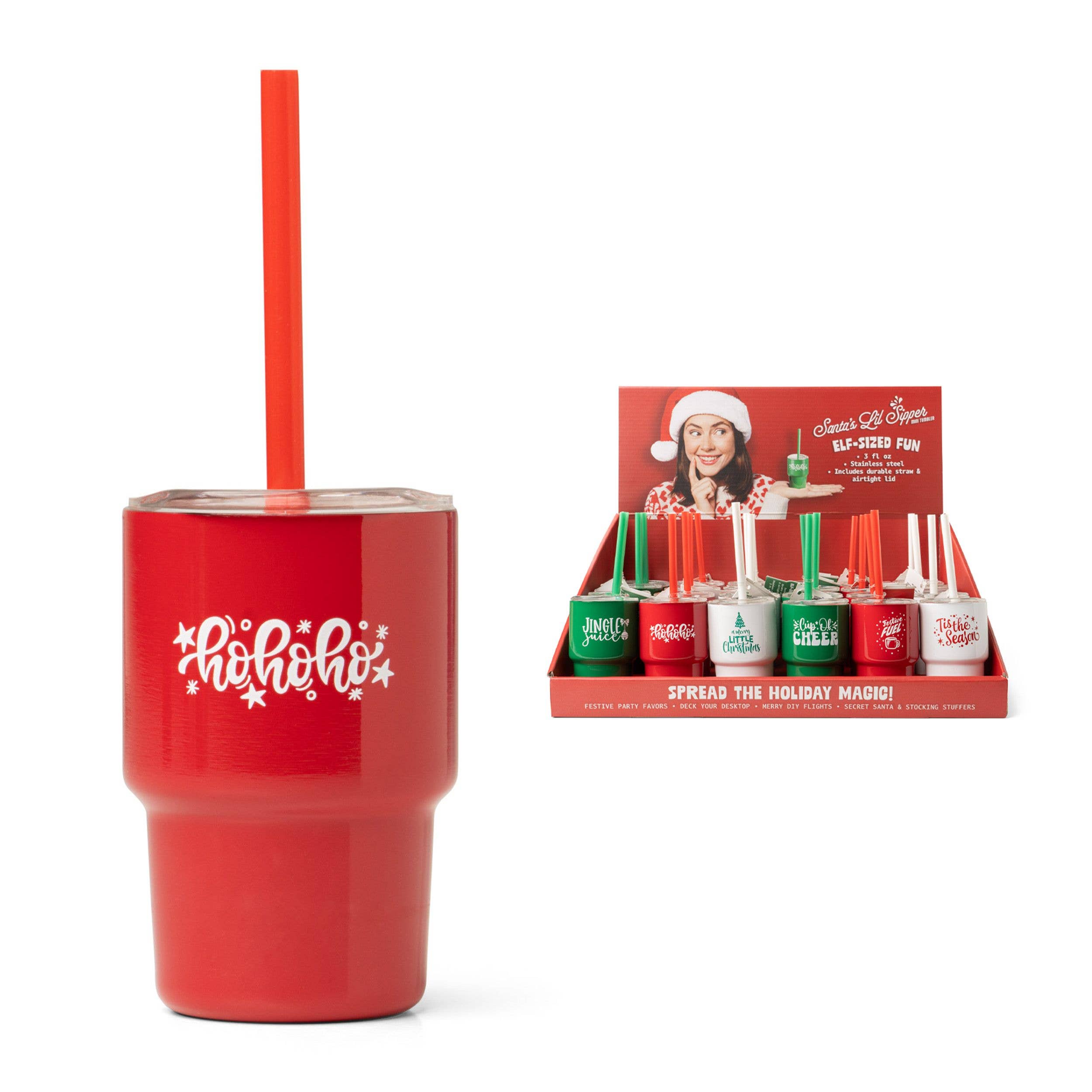 Santa's Lil' Sipper Mini Tumbler