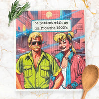 From the 1900s - Funny Vintage Swedish Dishcloth