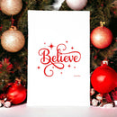 Believe Christmas Tea Towels | Santa Towel
