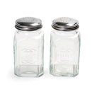 Retro Glass S&P Set - Clear