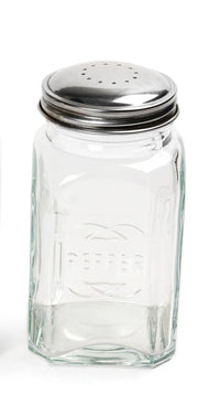 Retro Glass Pepper Shaker - Sold Seperately