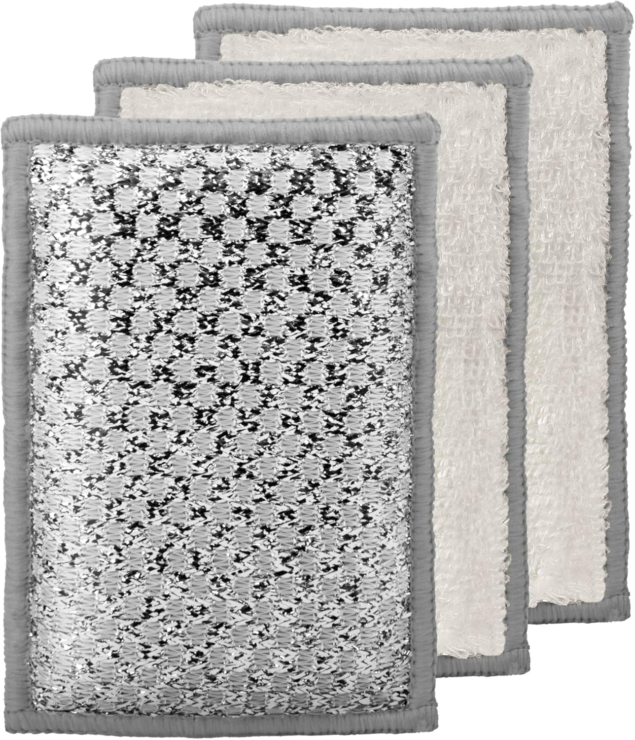 OGGI Bamboo Sponge White/Grey Set/3