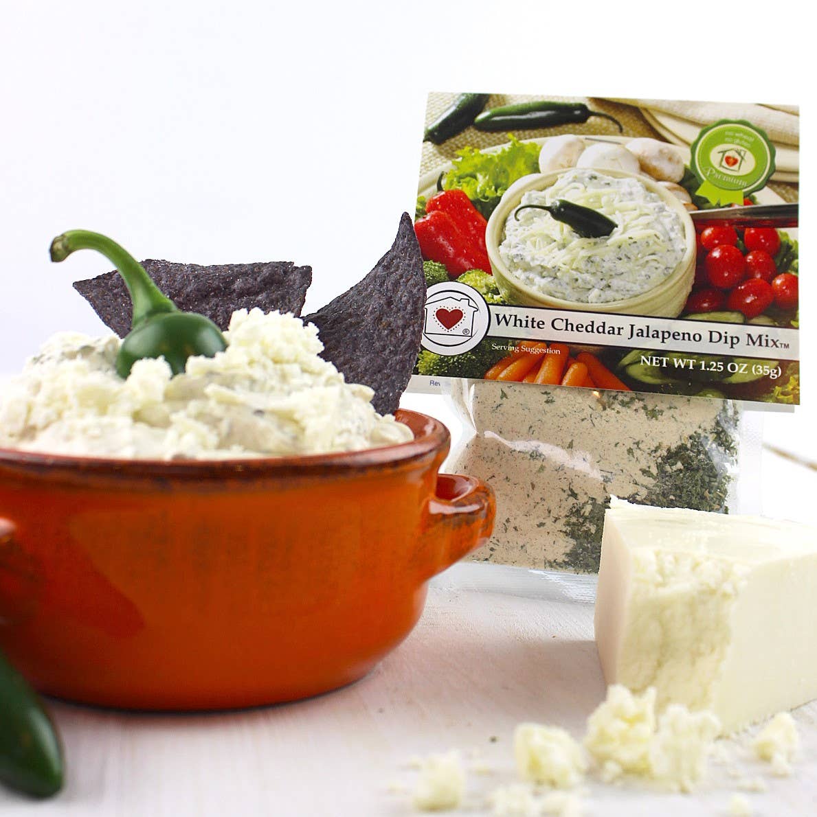 White Cheddar Jalapeno Dip Mix | Country Home Creations