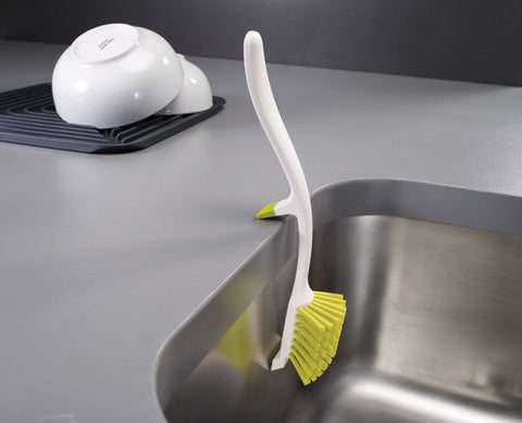 Joseph Joseph Edge Dish Brush-Grey