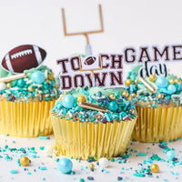 Football Goal Edible Cupcake Toppers