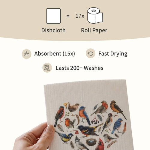 Forest Floor Swedish Dishcloth | Reusable Paper Towels
