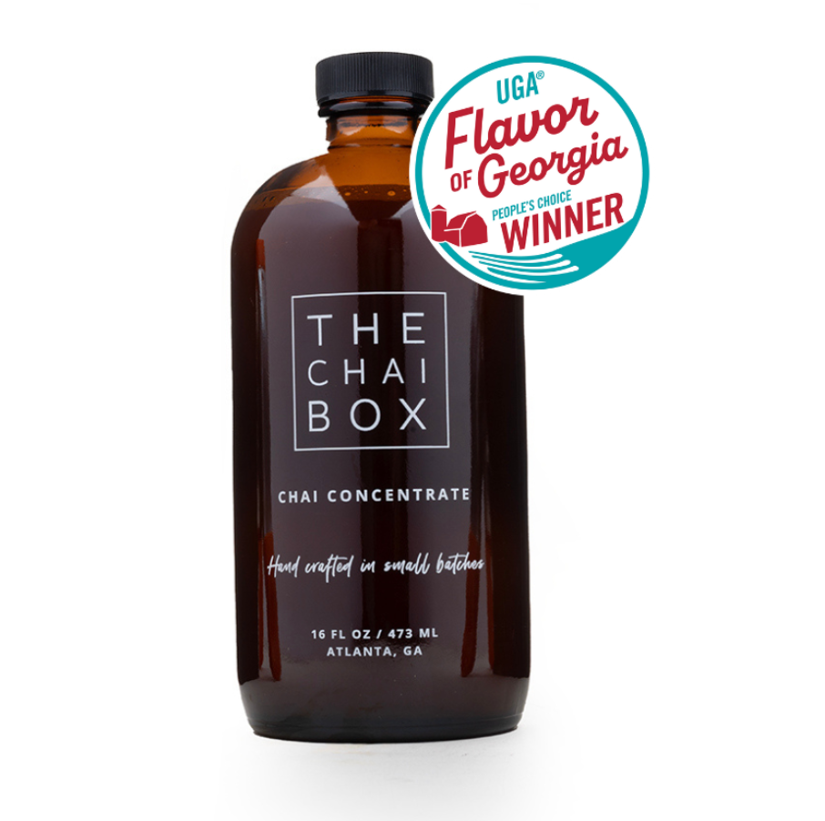Chai Concentrate 16 oz Glass Bottle | The Chai Box