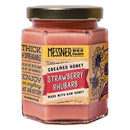 Strawberry Rhubarb Creamed Honey | Messner Bee Farm