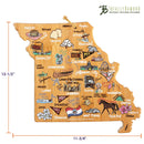 Missouri Cutting Board with Artwork by Fish Kiss™