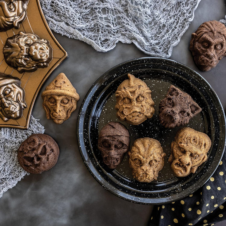 Nordic Ware Monster Mask Cakelet Pan