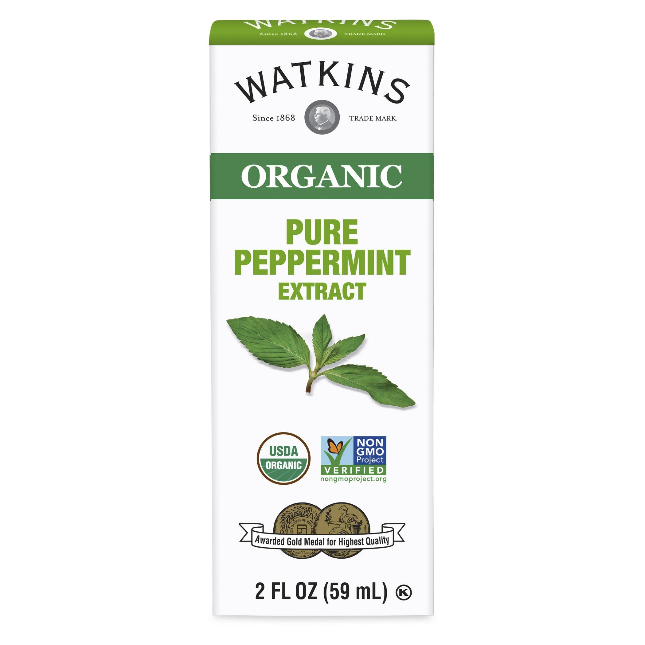 Organic Pure Peppermint Extract 2 fl oz