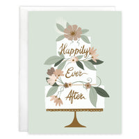 Wedding Greeting Card - Tiered Cake