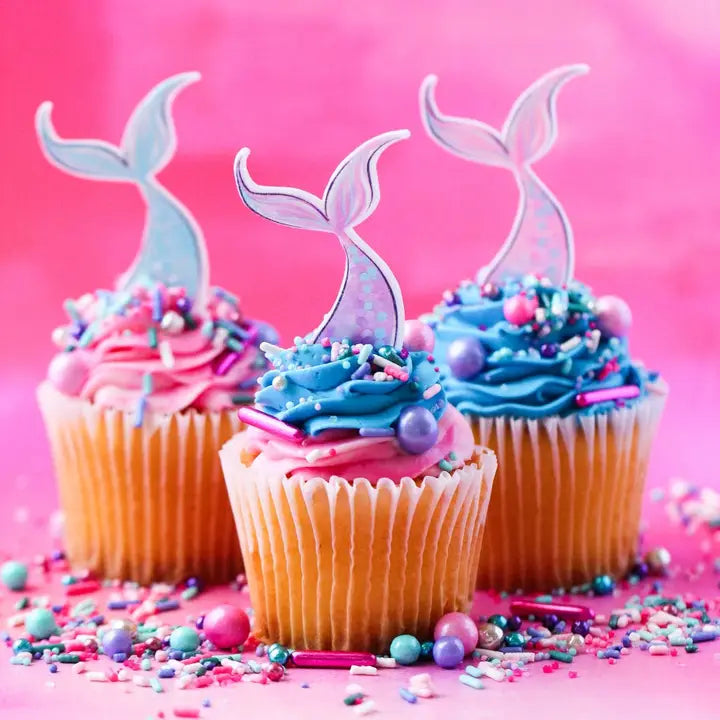 Mermaid Tail Cupcake Topper