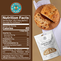 Organic Non-GMO, Freeze Dried, Sourdough Starter. 12 gr NEW