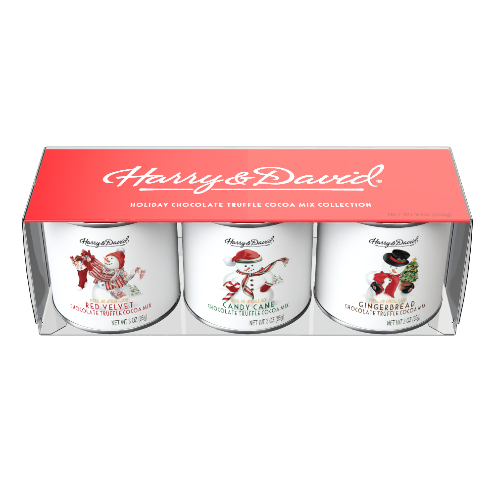 Harry & David Truffle Cocoa  Gift Sleeve  set/3