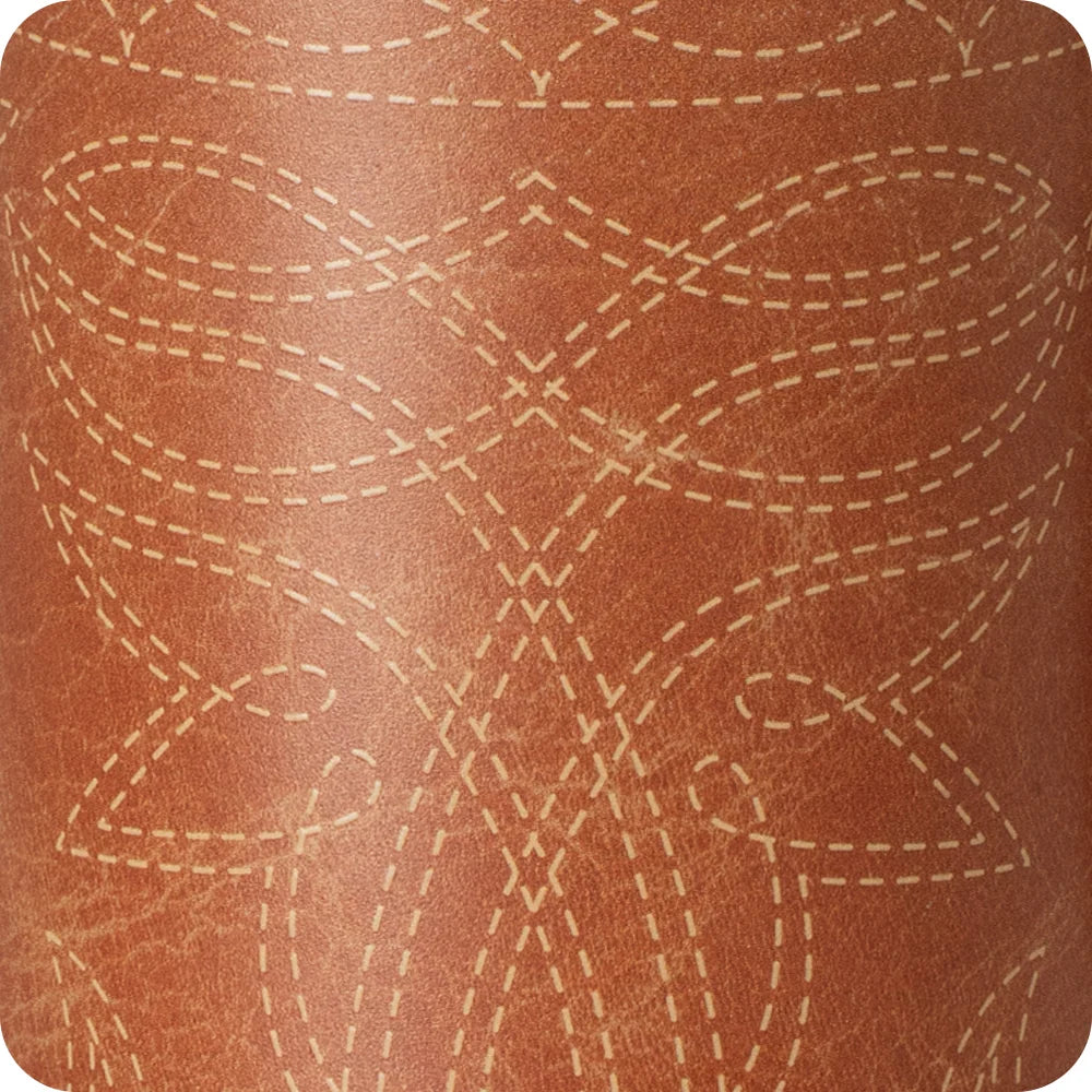Saddle Stitch Cognac Mega Mug 30oz | SWIG