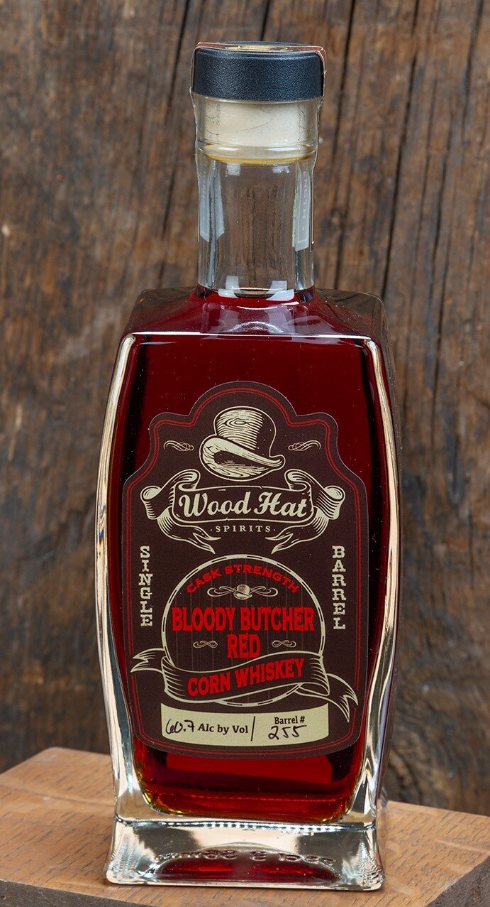 Wood Hat Bloody Butcher Red Corn Whiskey